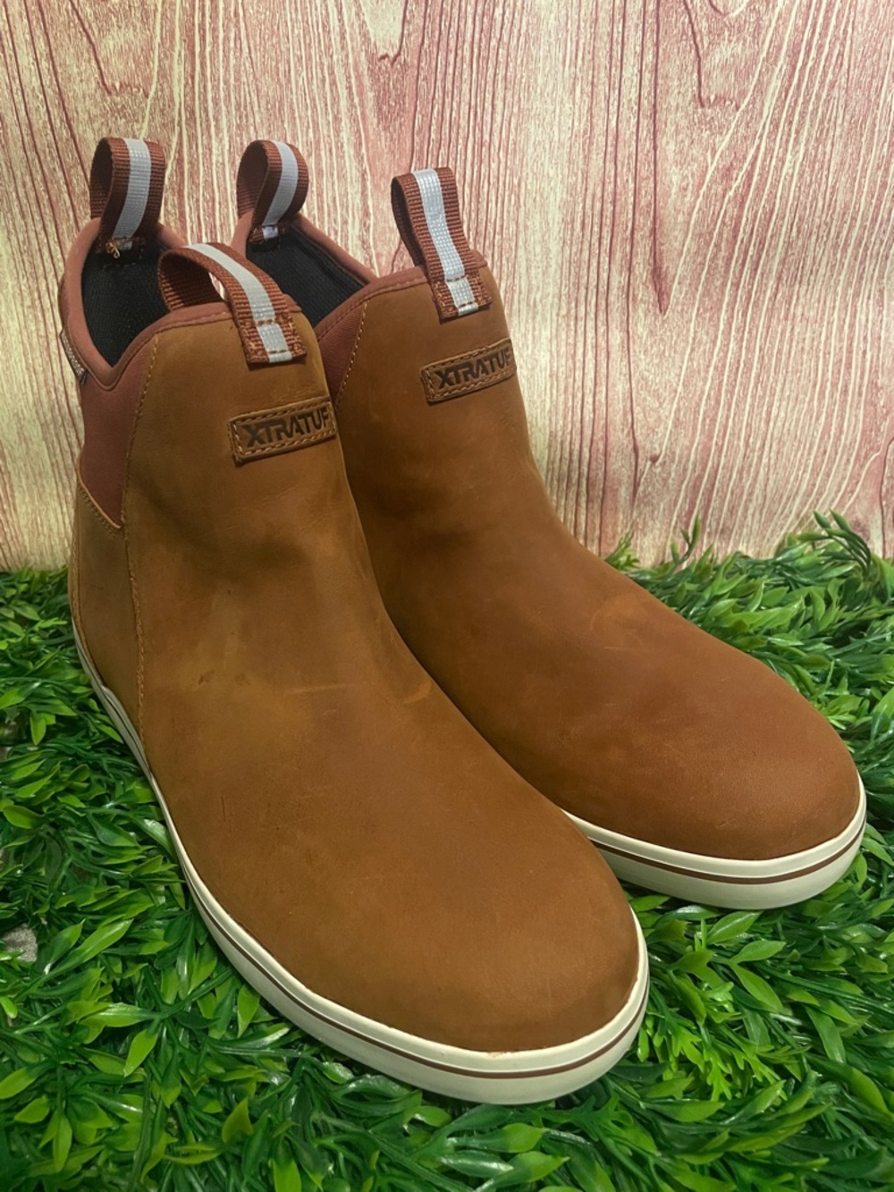 XTRATUF Men's Leather Ankle Deck Boots